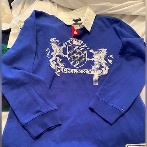NWT 2 Tommy Hilfiger Big Kid Long Sleeve Pullover Polo. New 16/18, other sz 20